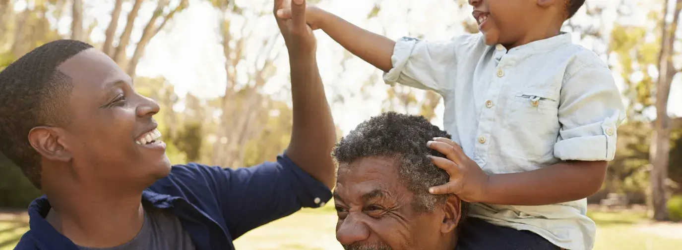 three men of different ages